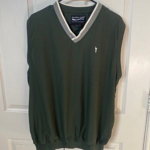Austin Golf Pullover Sleeveless, Dark Green